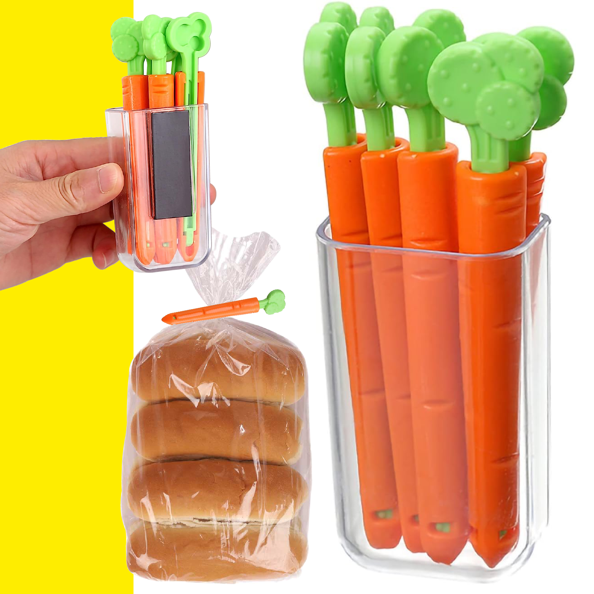 Miniatura 6 de Clip Pinza Sellador De Bolsas X5 Und